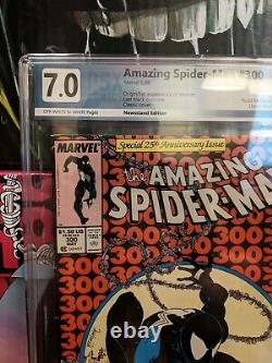Amazing Spider-man 300 First Venom PGX 7.0 1988 Spiderman Newsstand not CGC