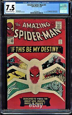 Amazing Spider-man #31 Cgc 7.5 Oww 1st Appearance Of Gwen Stacy Cgc #2037500013