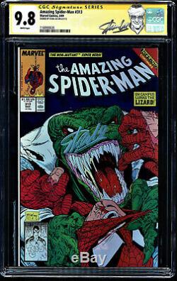 Amazing Spider-man #313 Cgc 9.8 White Ss Stan Lee Signed Cgc #1168900026