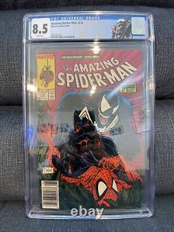 Amazing Spider-man #316, CGC 8.5, WP, Newsstand, 1st Venom Cover, Custom Label