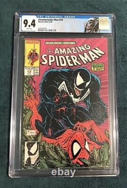 Amazing Spider-man #316 Cgc 9.4 Wp 1st Vemon Cover! Custom Venom Label! New