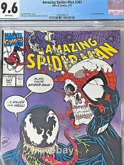 Amazing Spider-man #347 CGC 9.6 Feat Venom