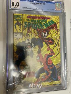 Amazing Spider-man #361 CGC 9.8 NM/mt 2nd Print Marvel 1st Carnage plus 362 &363