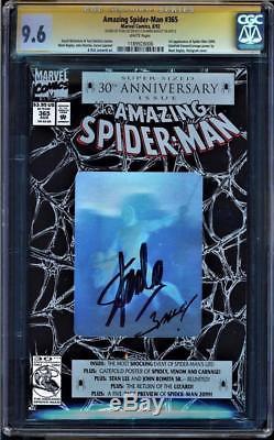 Amazing Spider-man #365 Cgc 9.6 White Ss Stan Lee & Mark Bagley Cgc #1189928006