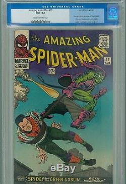 Amazing Spider-man 39 CGC 9.2 CR-OW Pages