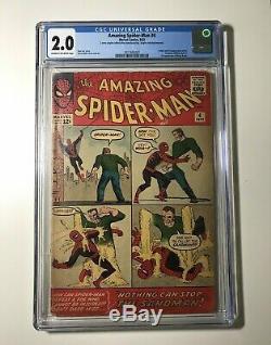 Amazing Spider-man 4 Cgc 2.0 Origin & 1st Sandman 1st Betty Brandt New Case