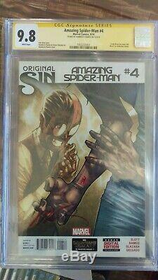 Amazing Spider-man 4 Cgc Ss 9.8 Signed By Humberto Ramos First Appearance O Silk