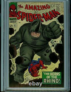 Amazing Spider-man #41 CGC 5.5 1966 1st Rhino Silver Age Marvel Amricons K30