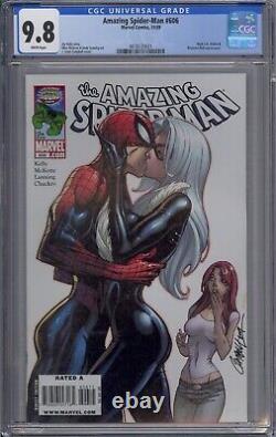 Amazing Spider-man #606 Cgc 9.8 Black Cat Diablo Madame Web J. Scott Campbell