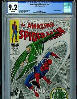 Amazing Spider-man #64 CGC 9.2 1968 Silver Age Marvel Comic Vulture K20