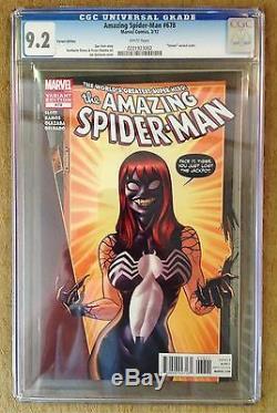 Amazing Spider-man #678 Cgc 9.2 Whitemary Jane Venomized Variant Venomverse