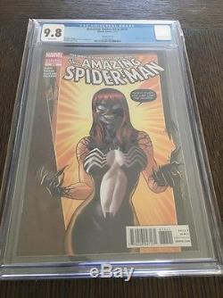 Amazing Spider-man #678 Cgc 9.8 White Mary Jane Venomized Variant Cover