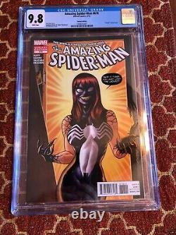 Amazing Spider-man #678 Mary Jane Venom Variant Cover Cgc 9.8 Super Rare