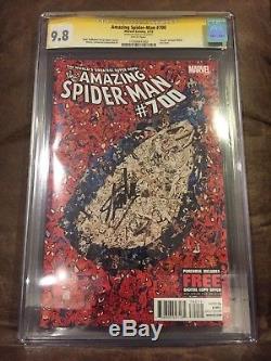 Amazing Spider-man #700 Cgc 9.8 Signed Stan Lee (death Peter Parker) First Print