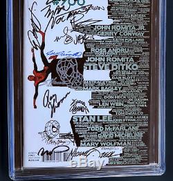 Amazing Spider-man #700 Cgc 9.8 Ss 23x Signed Stan Lee & Tom Holland +21