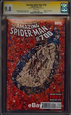 Amazing Spider-man 700 Cgc 9.8 Ss Stan The Man Lee Famous Quote Excelsior Mint