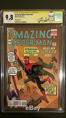Amazing Spider-man #700 Cgc Ss Stan Lee Signed! Rare