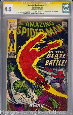 Amazing Spider-man #77 Oww Cgc 4.5 Ss Stan Lee Signed Sig Series #1197740016