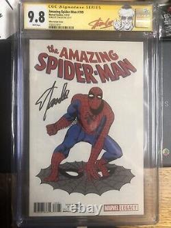 Amazing Spider-man #789 Cgc Ss 9.8 Signed By Stan Lee! Ditko Variant Cover Marvel