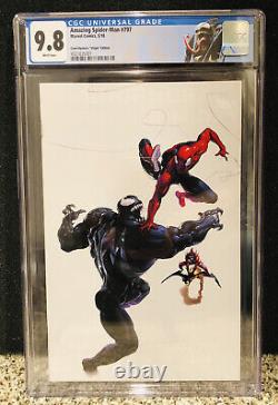 Amazing Spider-man #797 Cgc Ss 9.8 Clayton Crain 3rd Print Virgin Variant Venom