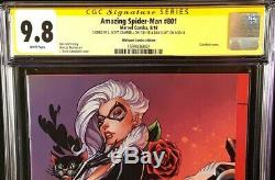 Amazing Spider-man #801 & #1 Cgc Ss 9.8 J Scott Campbell Variant Venom Black Cat