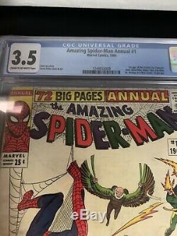 Amazing Spider-man Annual #1 Cgc 3.5 1st Sinister Six Appearance