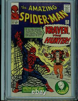 Amazing Spider-man Issue #15 CGC 9.0 Marvel Comics 1964 1st Kraven K23