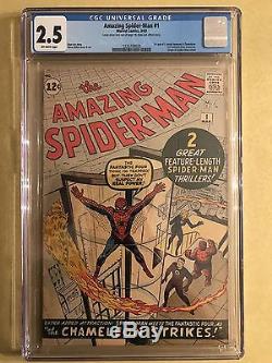 Amazing Spiderman 1 CGC 2.5! Hot Book movie Coming NOT CBCS PGX KEY ISSUE