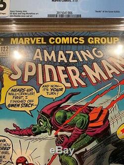 Amazing Spiderman 122 CGC 8.5 Death Of Green Goblin Conway Romita Cane 1973