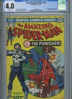 Amazing Spiderman 129 (1974) 1st Appearance Punisher CGC 4.0 VG