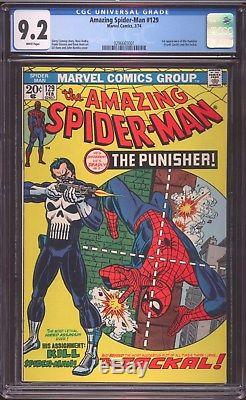 Amazing Spiderman # 129 CGC-GRADED 9.2 NEAR MINT- FIRST Punisher Appearance