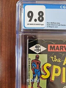 Amazing Spiderman #194 CGC 9.8, 1st Black Cat (Felicia Hardy), Centered