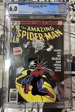 Amazing Spiderman 194 cgc 6.0 Marvel 1979 1st appearance of Black Cat WHITE pgs