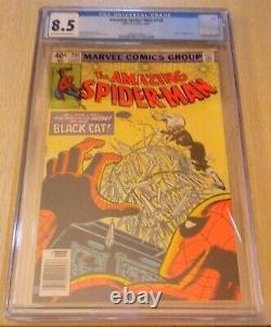 Amazing Spiderman 205 Newsstand Edition CGC 8.5 Black Cat appearance