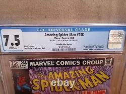 Amazing Spiderman 238 CGC 7.5 Canadian Price Variant CPV