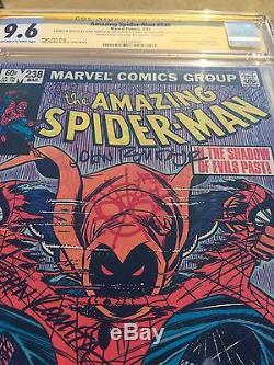 Amazing Spiderman 238 Cgc Double Cover Signed John Romita Sr, Jr And Stan Lee