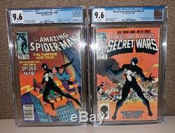 Amazing Spiderman #252 & Secret Wars #8 CGC 9.6 White 1st Black Costume