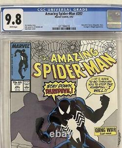 Amazing Spiderman #287 1987 CGC 9.8 White Pages