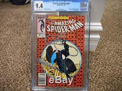 Amazing Spiderman 300 cgc 9.4 1st appearance of Venom Marvel 1988 WHITE pg movie