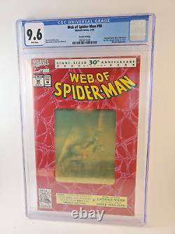 Amazing Spiderman 30th Anniversary Complete CGC 9.6 Set- 4 Hologram 1992 Comics