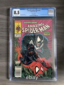 Amazing Spiderman 316 CGC 8.5 Newsstand 1st Venom Cover Mcfarlane New Label