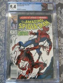Amazing Spiderman #361 CGC 9.4 rare news stand edition! 1st appearance Carnage
