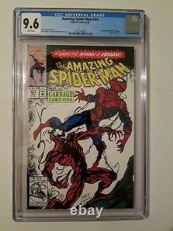 Amazing Spiderman#361 CGC 9.6 1st Full Appearance Carnage. White Pages