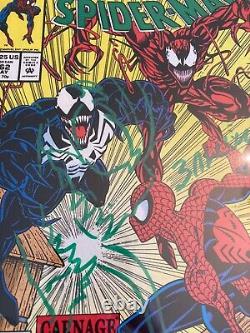 Amazing Spiderman 362 CGC 9.8 signed and Venom Sketch by Mark Bagley! Incredible