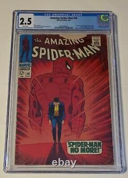 Amazing Spiderman#50 cgc 2.5 (1st app. Of The King Pin) marvel MCU