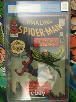 Amazing Spiderman #7 Vulture CGC 6.5 OLD LABEL