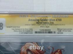 Amazing Spiderman 700 & Superior Spiderman 1 CGC SS 9.8 2x Stan Lee Midtown