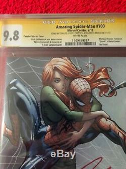 Amazing Spiderman #700 & Superior Spiderman 1 CGC SS 9.8 2x Stan Lee Midtown Set