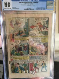 Amazing Spiderman Annual 1 Cgc NG -Incomplete and coverless, AFFORDABLE KEY