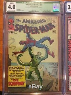 Amazing spider-man lot (CGC #20 #300 #361)